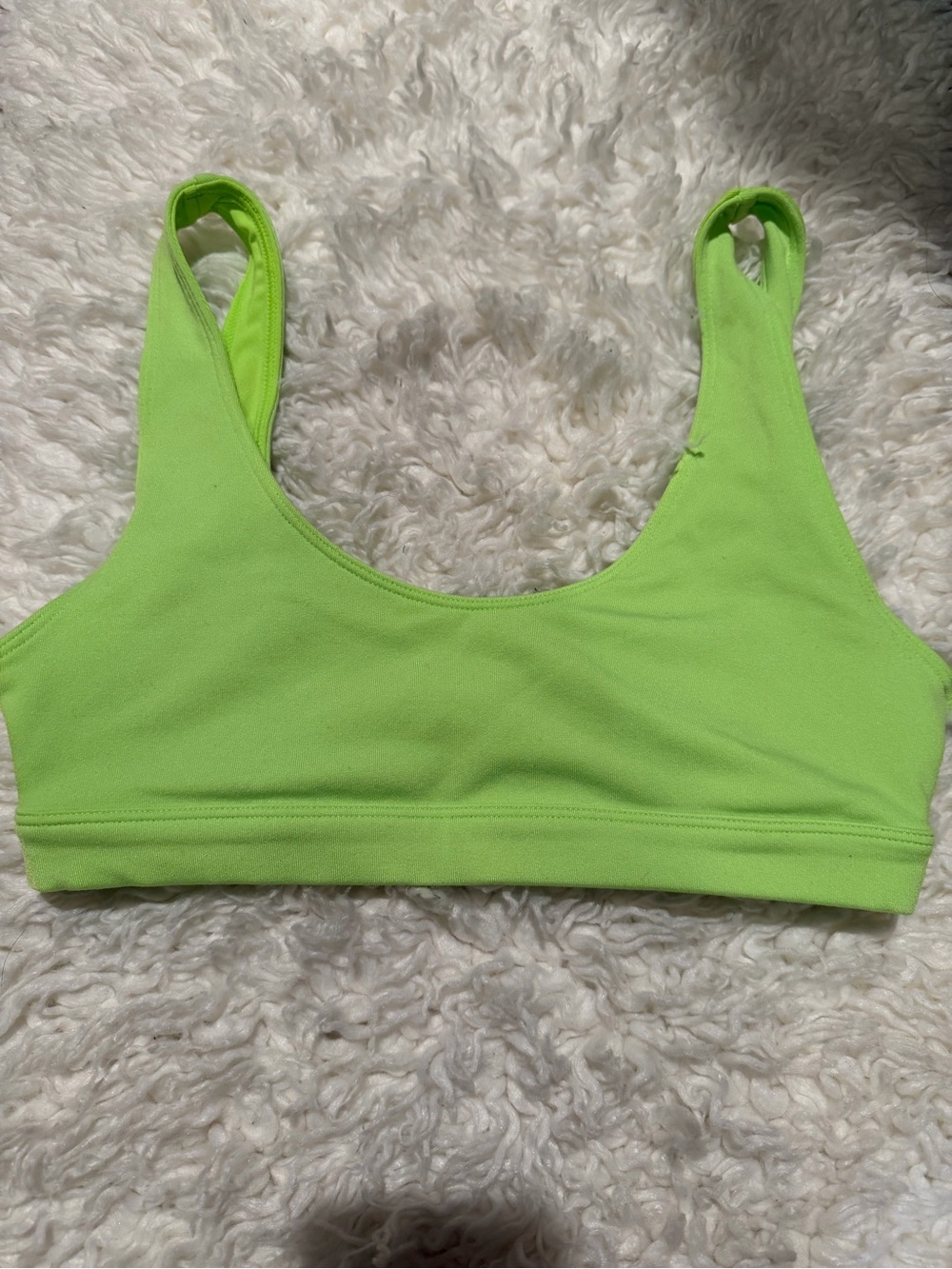 ALO Yoga Neon Lime Sports Bralette